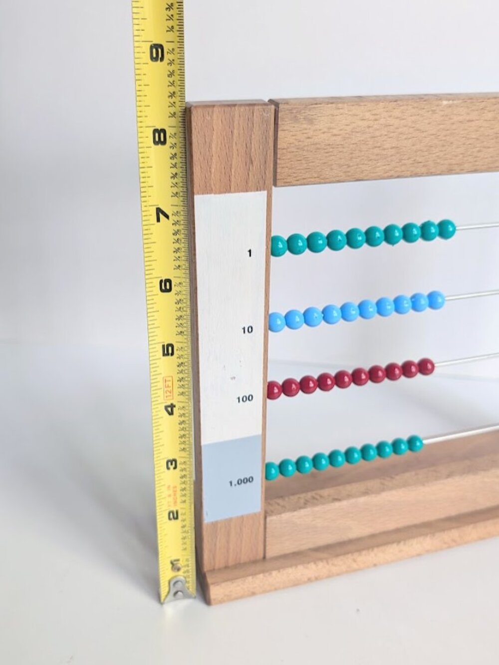 A-Montessori Small Bead Frame Wooden Math Abacus Educational Learning Toy - Picture 10 of 16